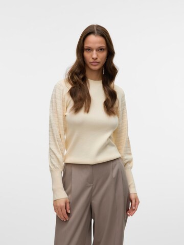 VERO MODA Sweater in Beige: front