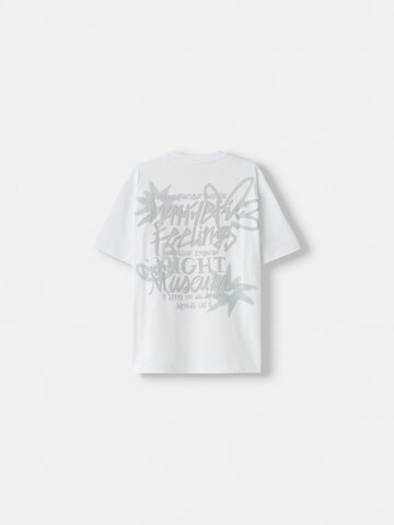 Bershka Shirt in Wit