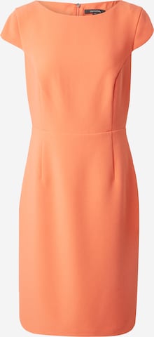 COMMA Εφαρμοστό φόρεμα σε πορτοκαλί: μπροστά