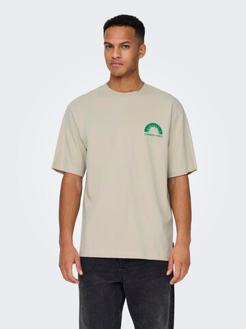Only & Sons - Camiseta 'KASEN' en beige: frente