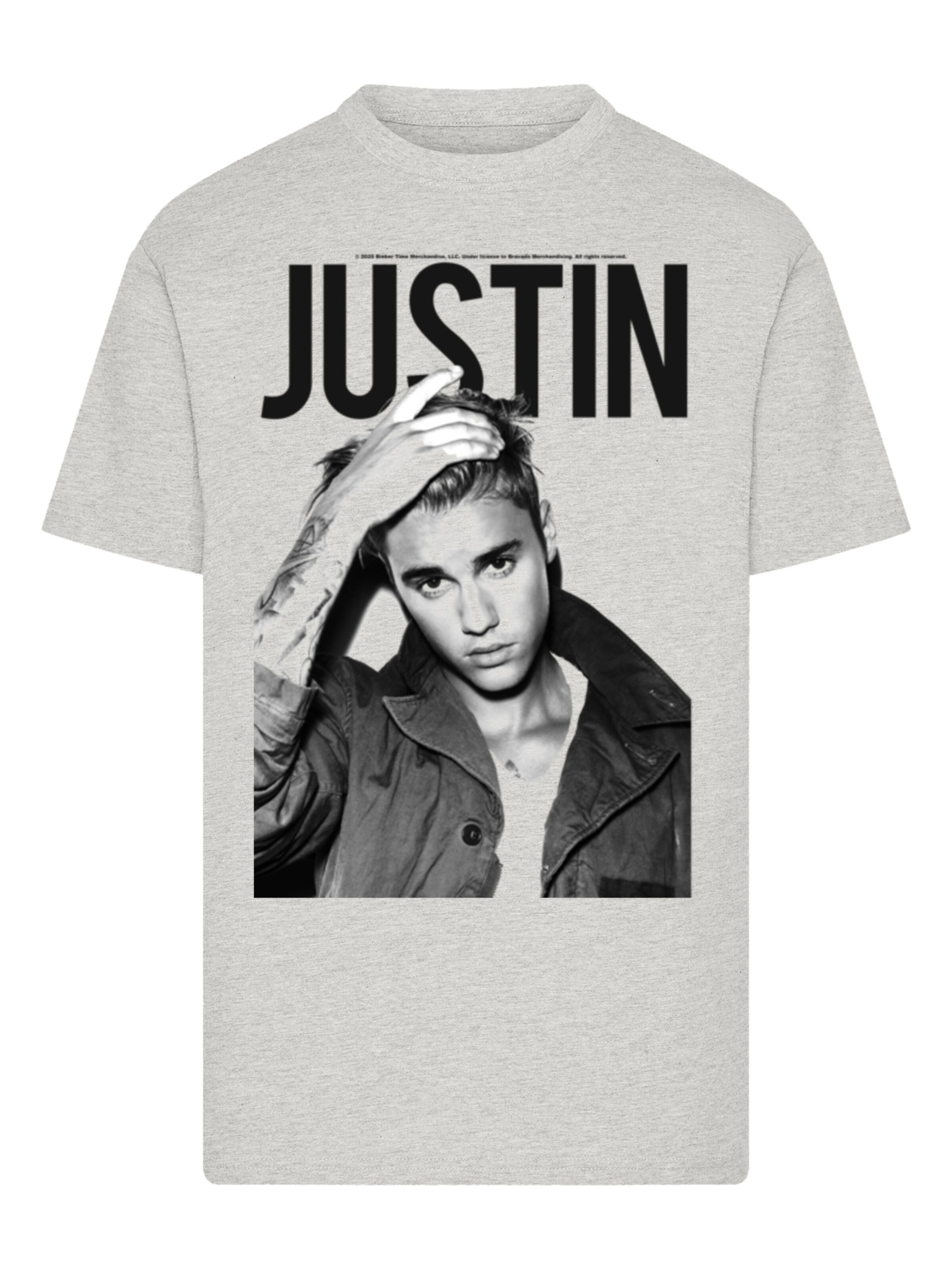 T-Shirt F4NT4STIC en gris : devant