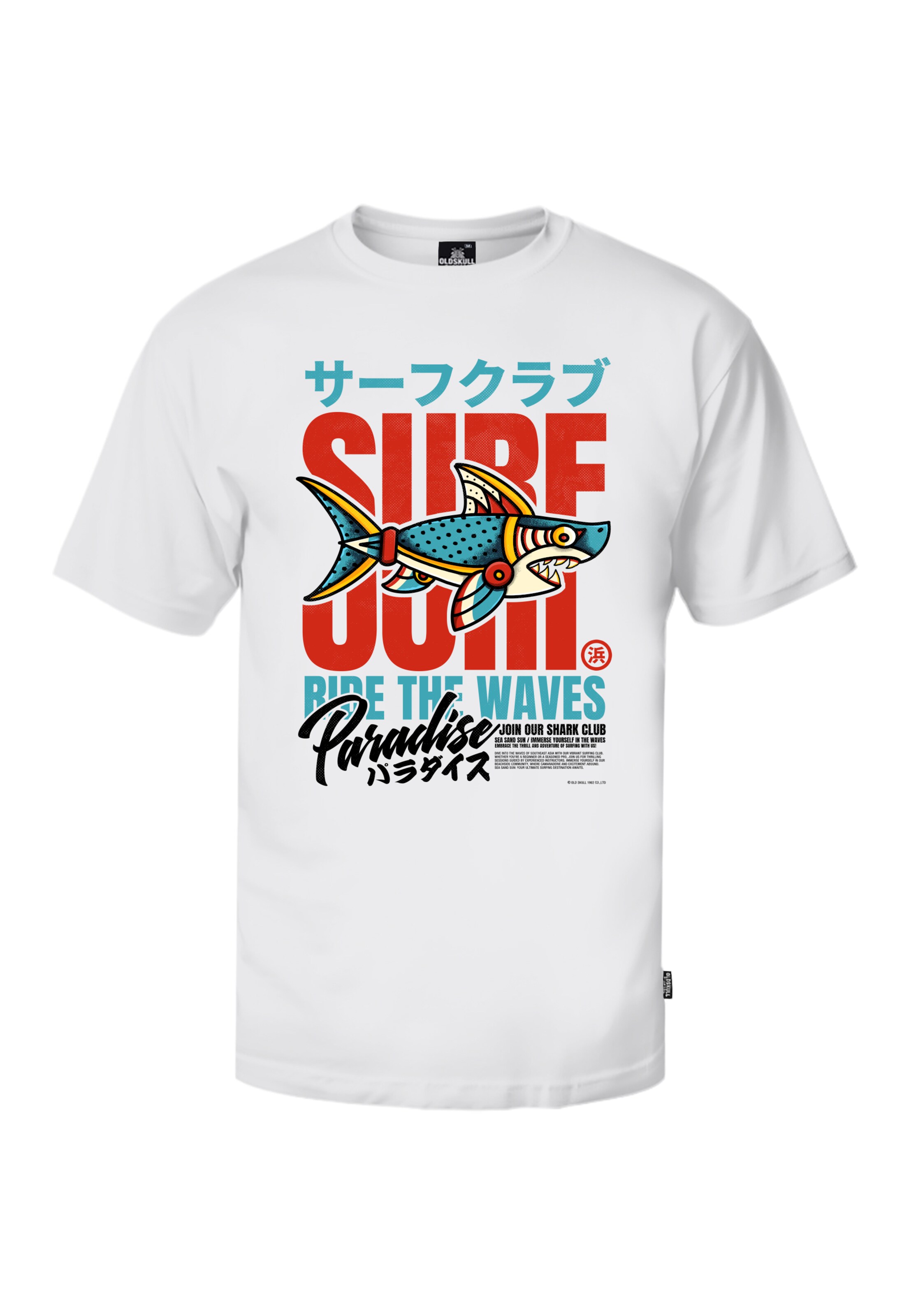 Oldskull Shirt in White: front