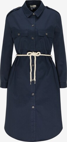 DreiMaster VintageKošulja haljina - plava boja: prednji dio