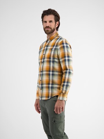 LERROS Regular fit Button Up Shirt in Orange