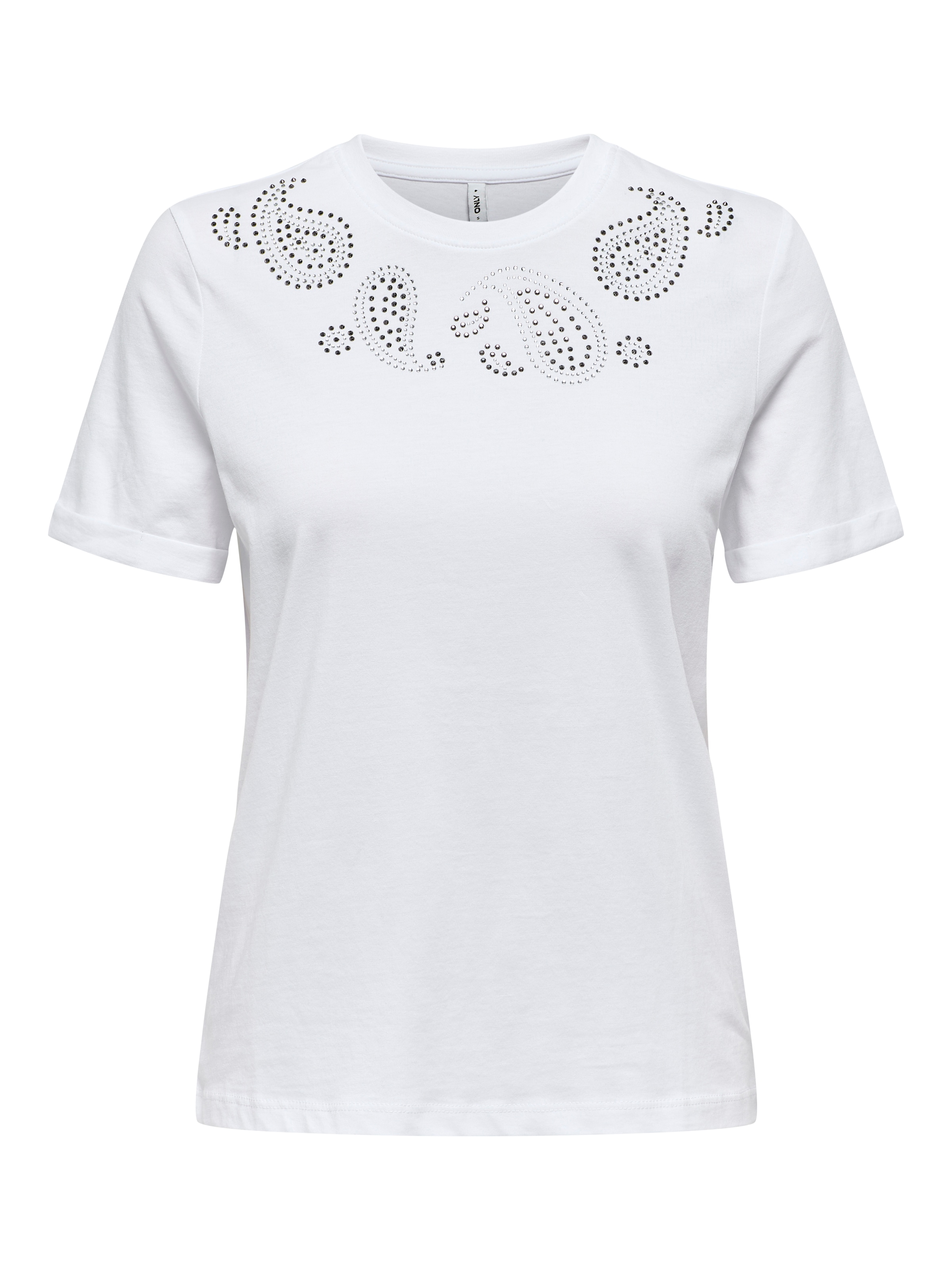 Maglietta di ONLY in bianco: frontale