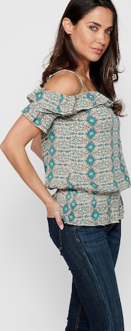 KOROSHI Blouse in Gemengde kleuren