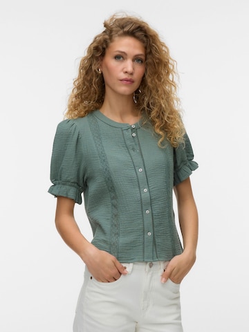 VERO MODA Bluse 'VMNatali' i grøn: forside
