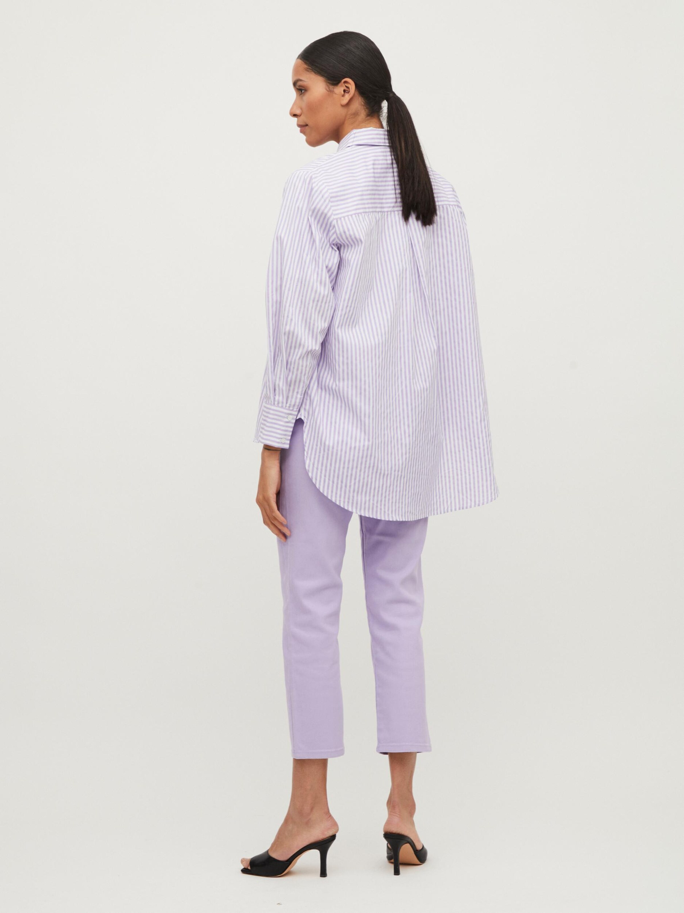 Frauen Große Größen VILA Bluse 'Nicoline' in Lavendel - JH56827