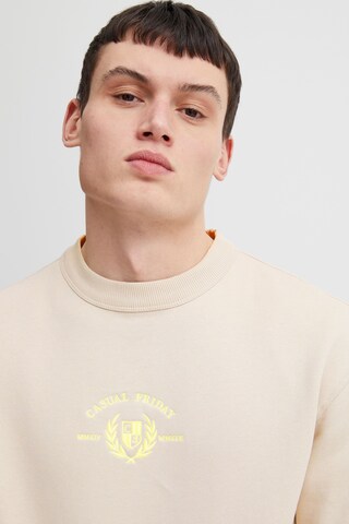 Sweat-shirt Casual Friday en beige