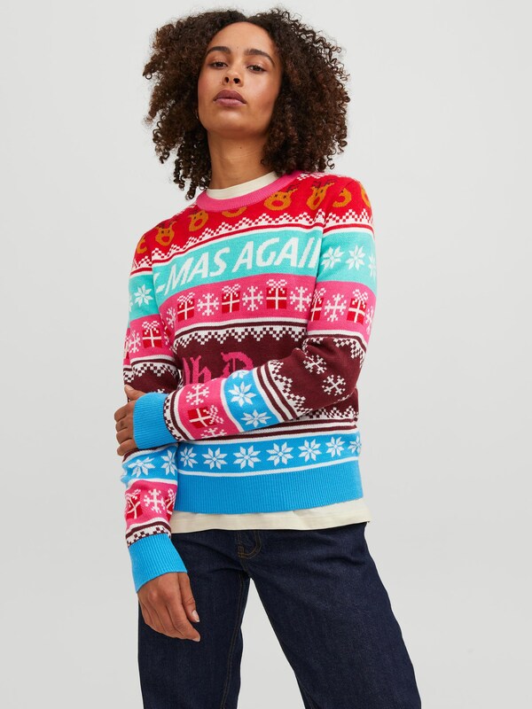 JJXX Sweater 'Mas' in Blue, Aqua