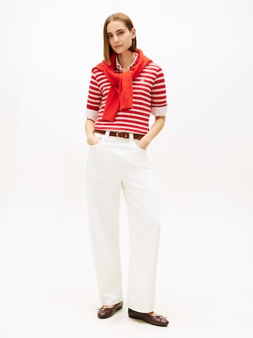 raudona TOMMY HILFIGER Marškinėliai