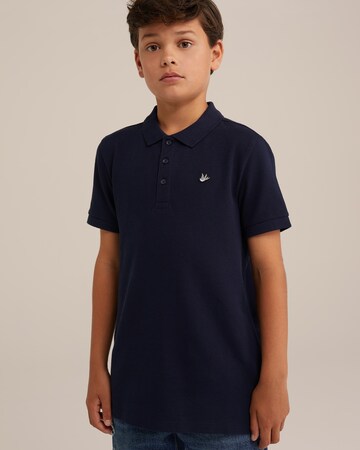 WE Fashion - Camiseta en azul: frente