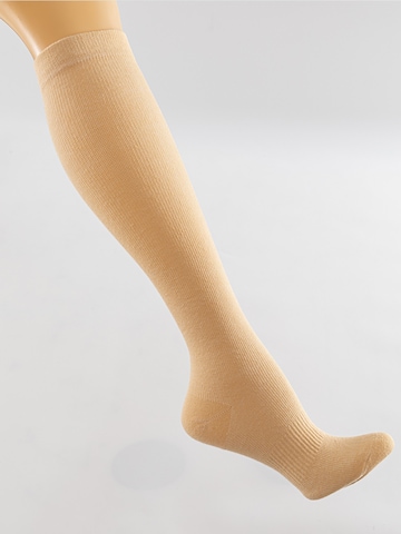 Millo Knee High Socks 'Cottom Comfort' in Beige