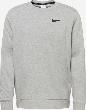 NIKE Sportsweatshirt in Grijs: voorkant