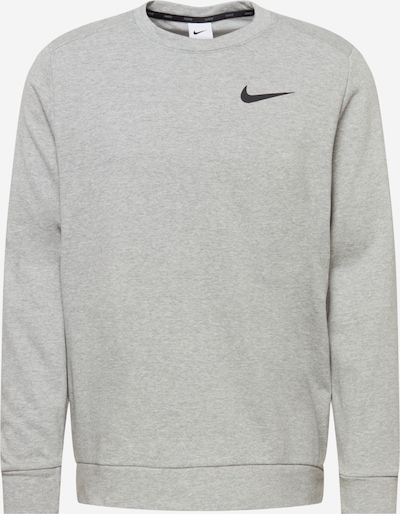 NIKE Sport sweatshirt i gråmelerad / svart, Produktvy
