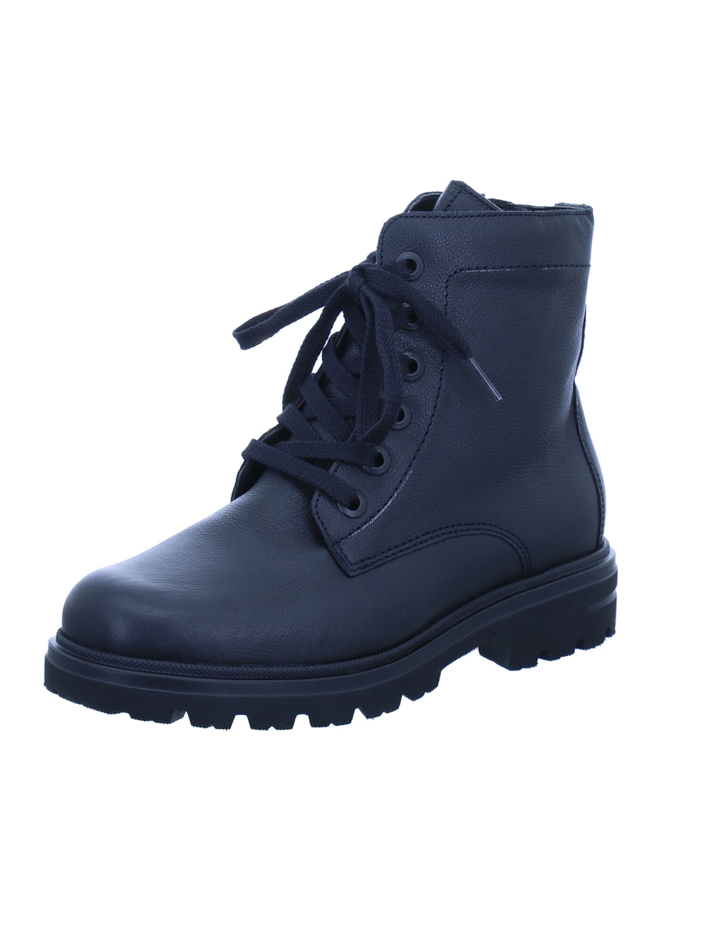 Hartjes Lace-Up Ankle Boots 'Hike' in Black: front