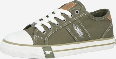 MUSTANG Sneaker in umbra / khaki / weiß, Produktansicht