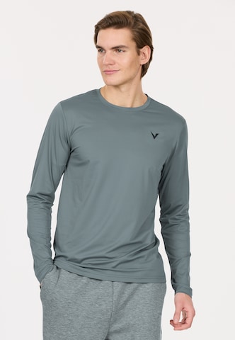 Virtus Langarmshirt 'Roger V3' in Blau: Vorderseite