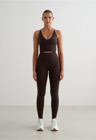 Aim'n - Slimfit Leggings em castanho