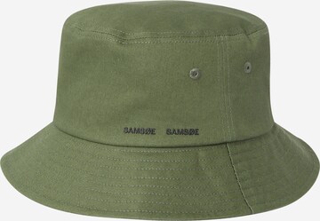 Samsøe Samsøe - Sombrero 'Anton' en verde: frente