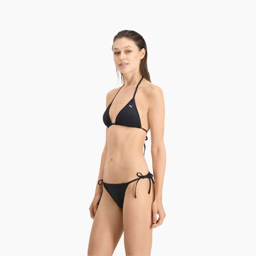 PUMA Triangle Bikini top in Black