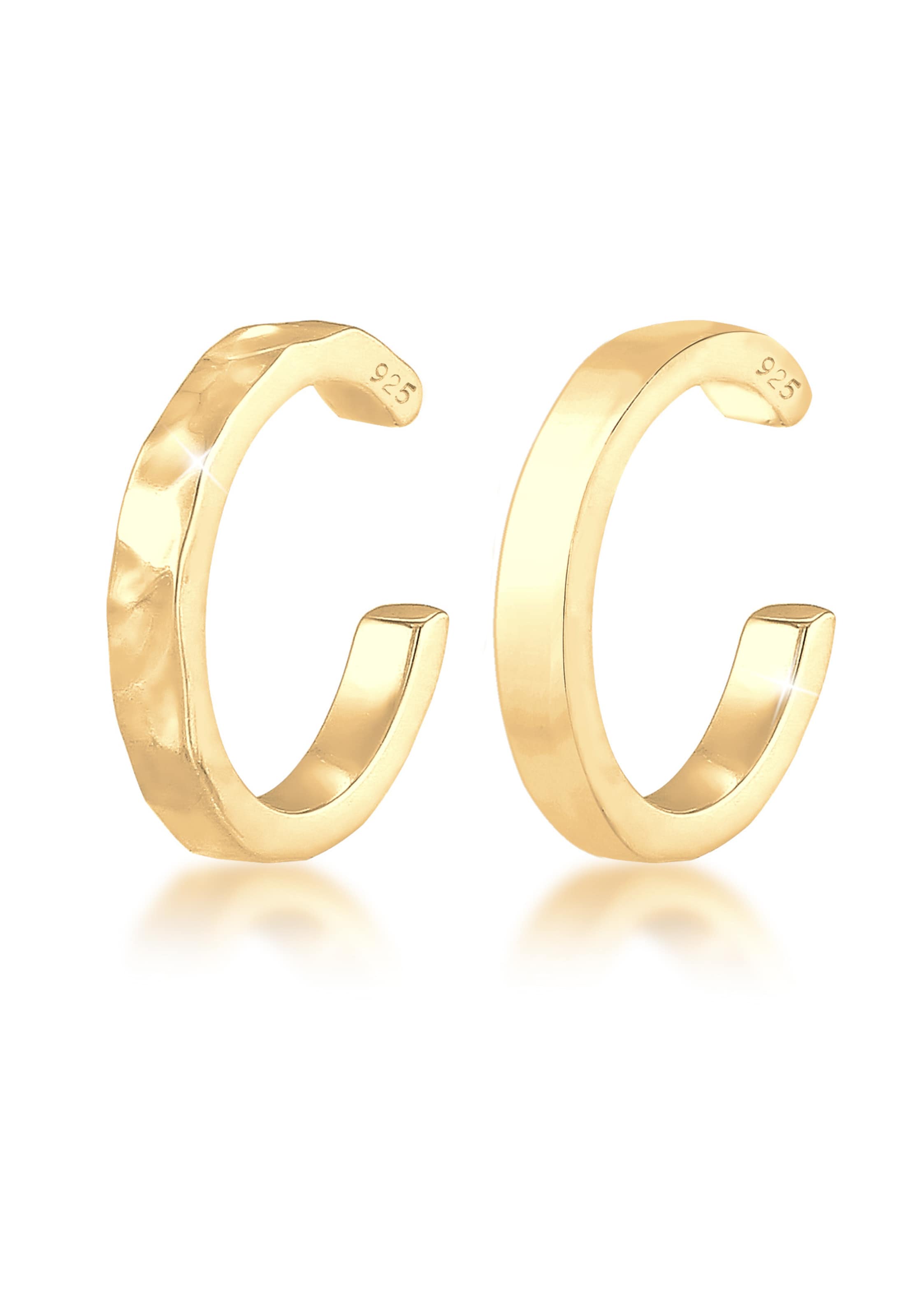 ELLI Earrings 'Geo' in Gold: front