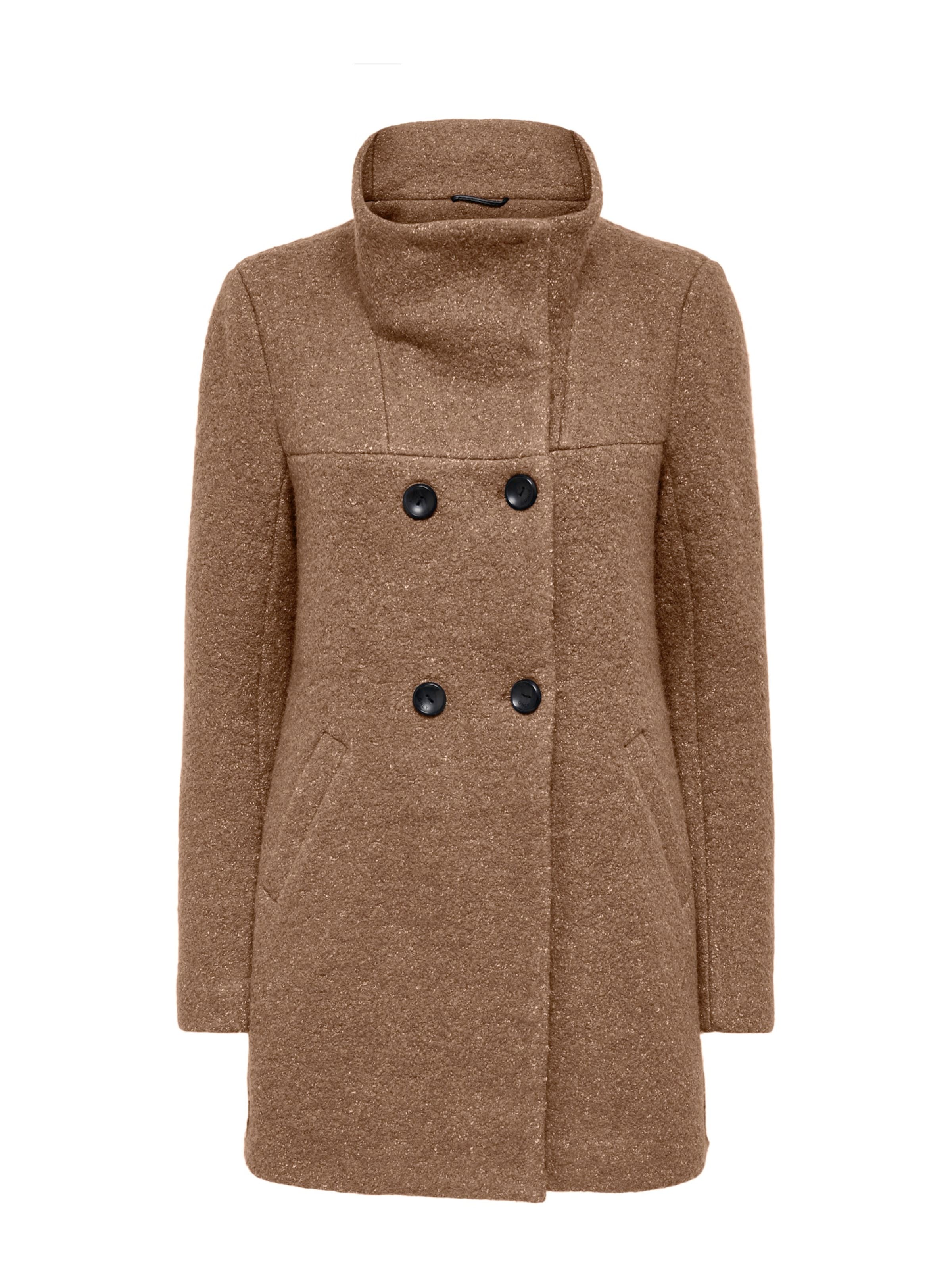 ONLY Ανοιξιάτικο και φθινοπωρινό παλτό &#x27;ONLNEW SOPHIA&#x27; σε καφέ: μπροστά