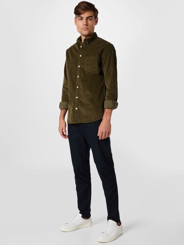 Kronstadt Regular fit Button Up Shirt 'Johan' in Green