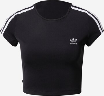 ADIDAS ORIGINALS Shirt 'Adicolor Classics 3-Stripes' in Black: front