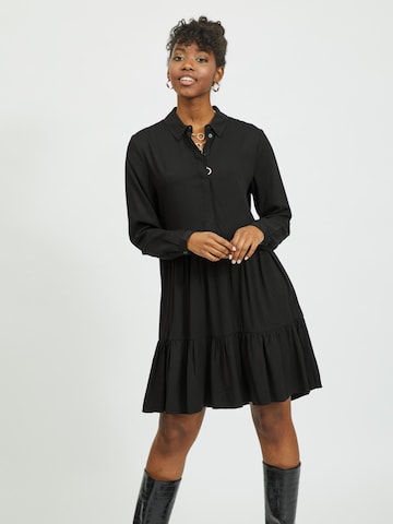 Robe-chemise 'Morose' VILA en noir : devant