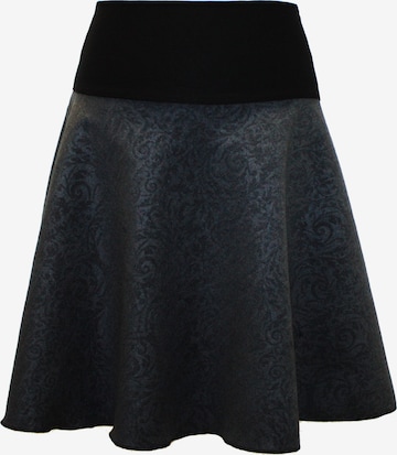 dunkle design Skirt 'Loden Uni' in Grey: front