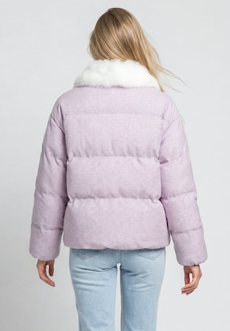 MYMO Winterjas in Lila