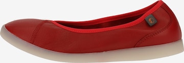 Softinos Ballet Flats in Red