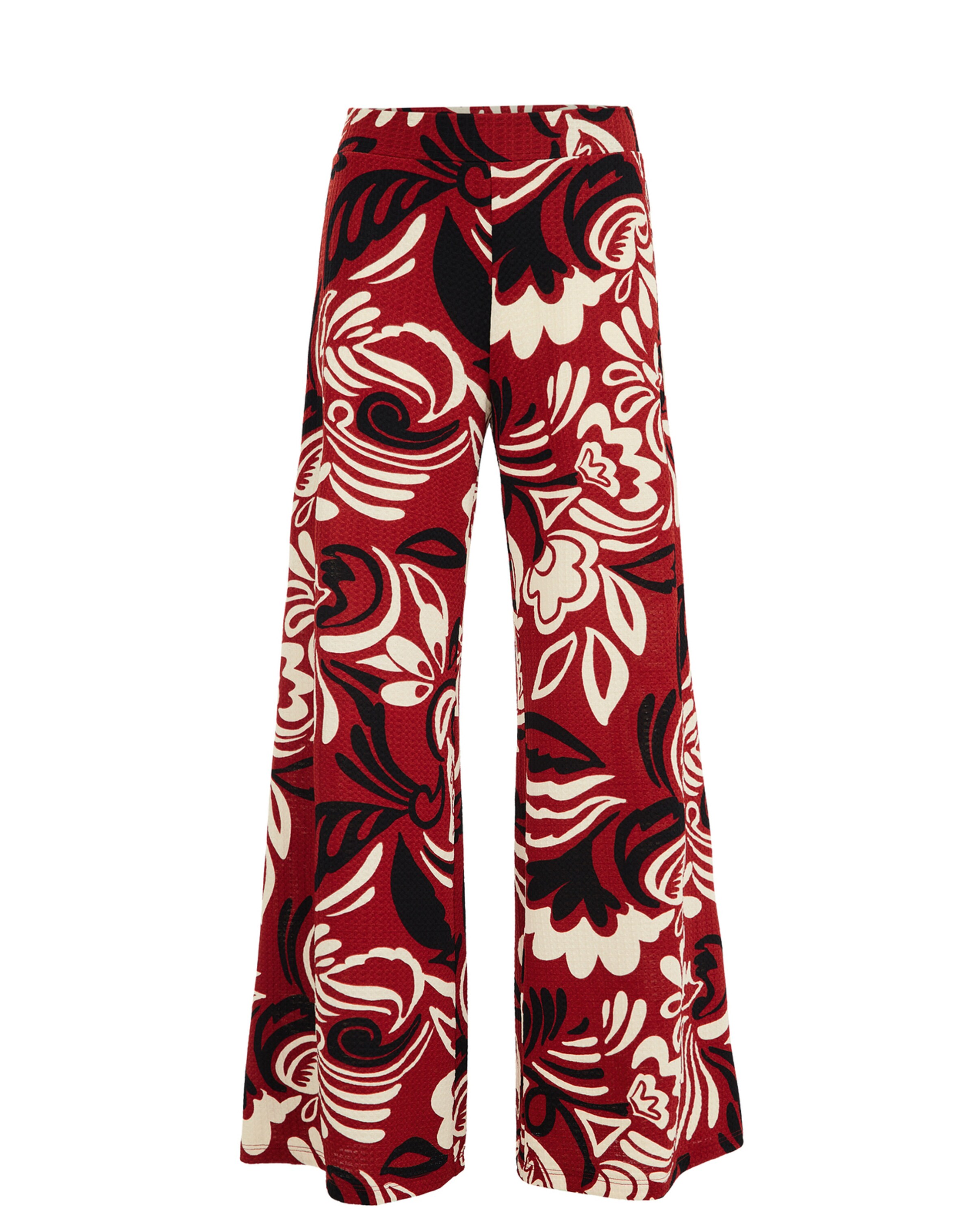 WE Fashion Свободный крой Штаны в Красный: спереди