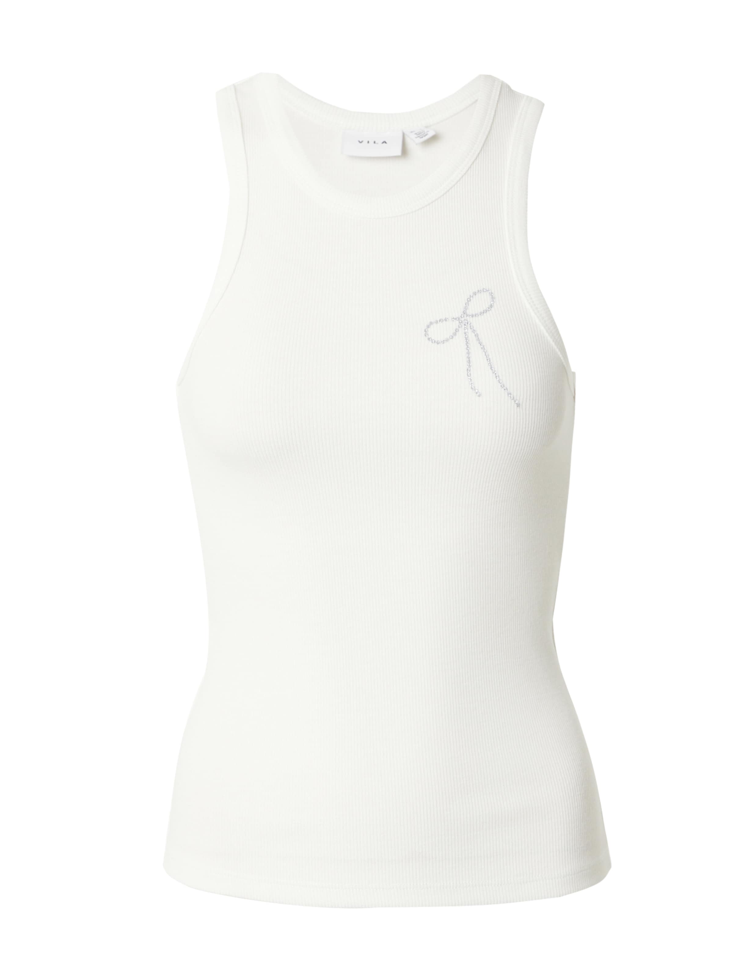 VILA Топ 'Nicha' в Белый: спереди