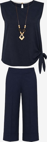 Pantalons de tailleur 'MILLIBAR COMPLETO Completo' Millibar en bleu : devant
