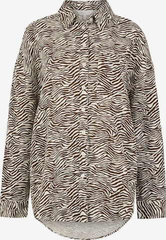 Chemisier ' ' Apricot en marron : devant