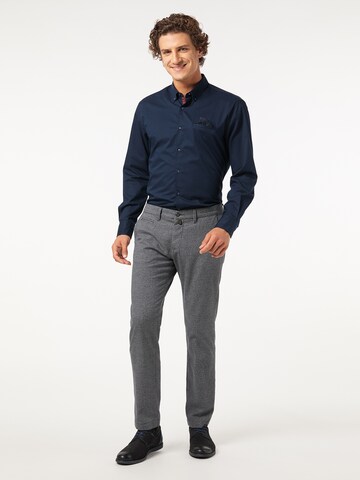 PIERRE CARDIN Regular Chino Pants 'Lyon' in Grey