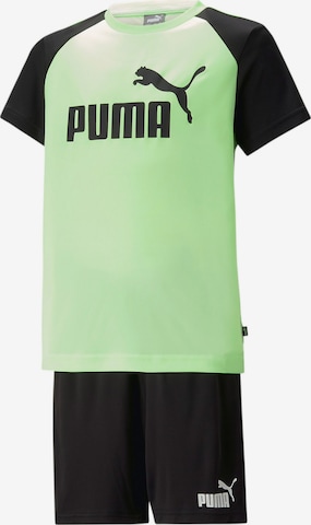 PUMA Trainingspak in Groen: voorkant