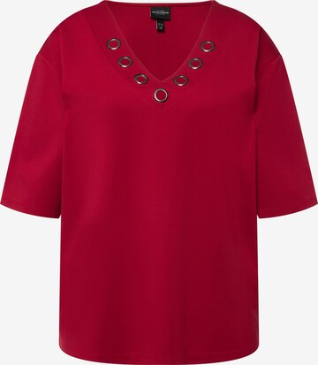 Ulla Popken Shirt in Rood: voorkant