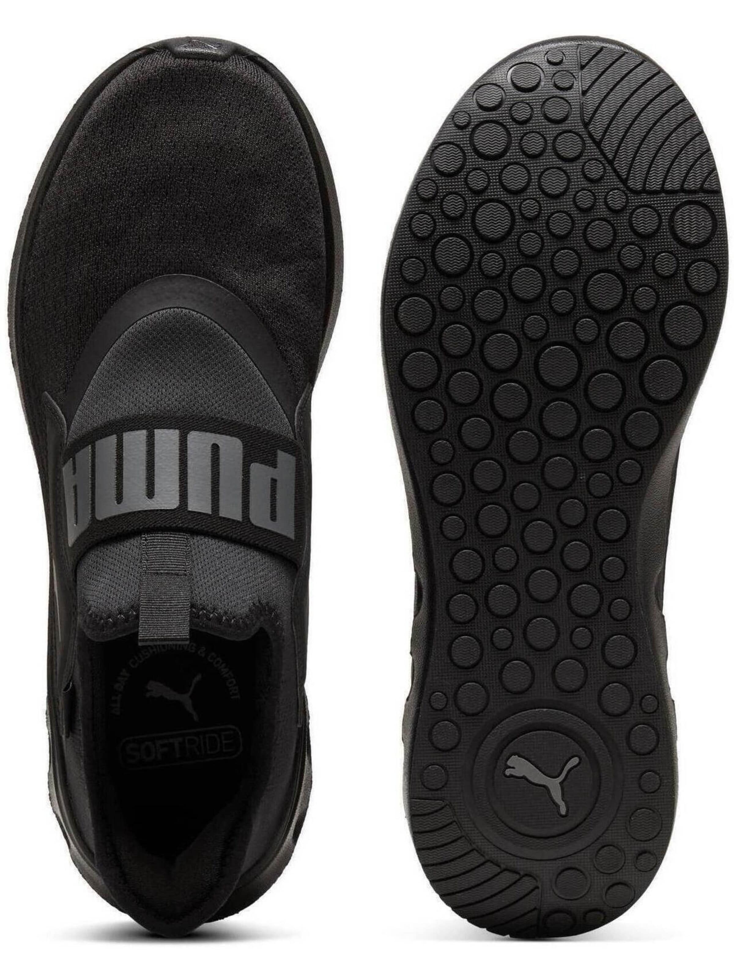 Scarpa slip-on 'Softride Carson Sliptech II' di PUMA in nero