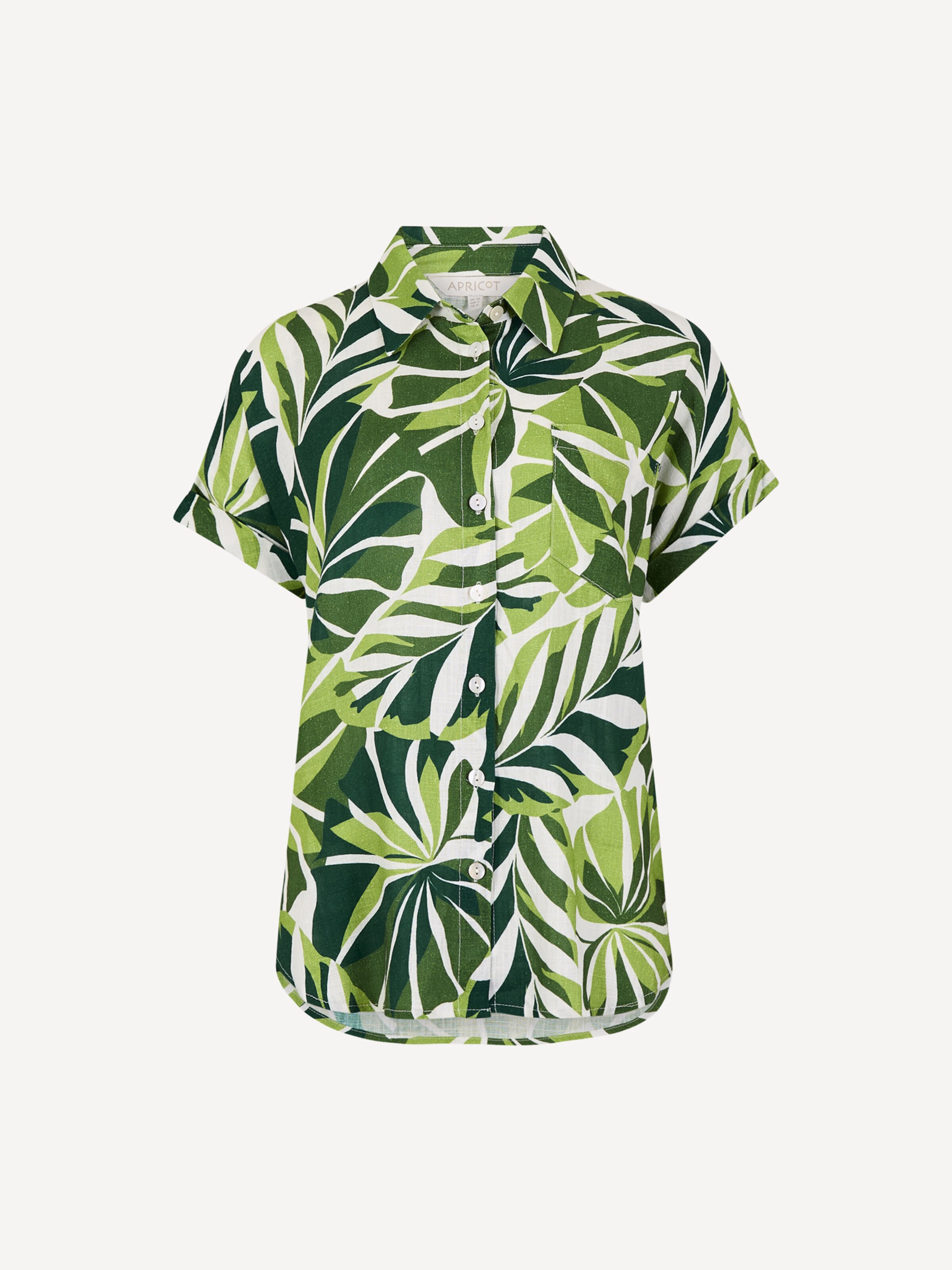 Chemisier Apricot en vert