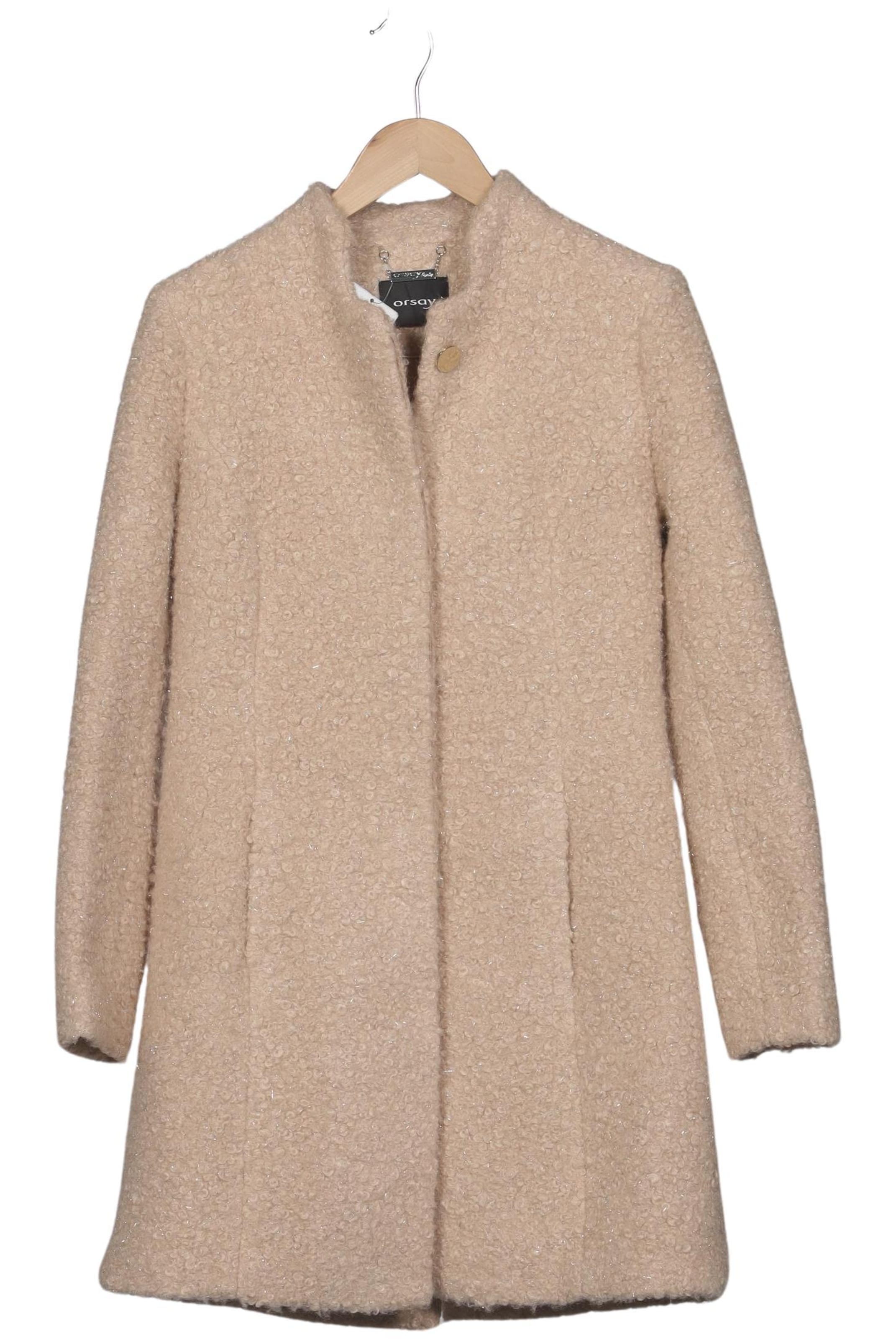 Orsay Jacket & Coat in S in Beige: front