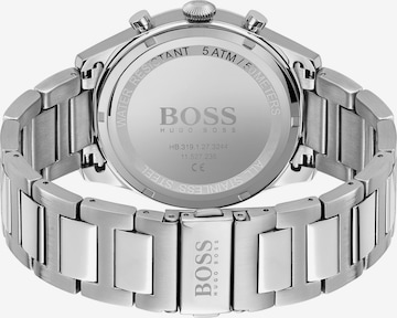 BOSS Black Analoog horloge 'Pioneer' in Zilver