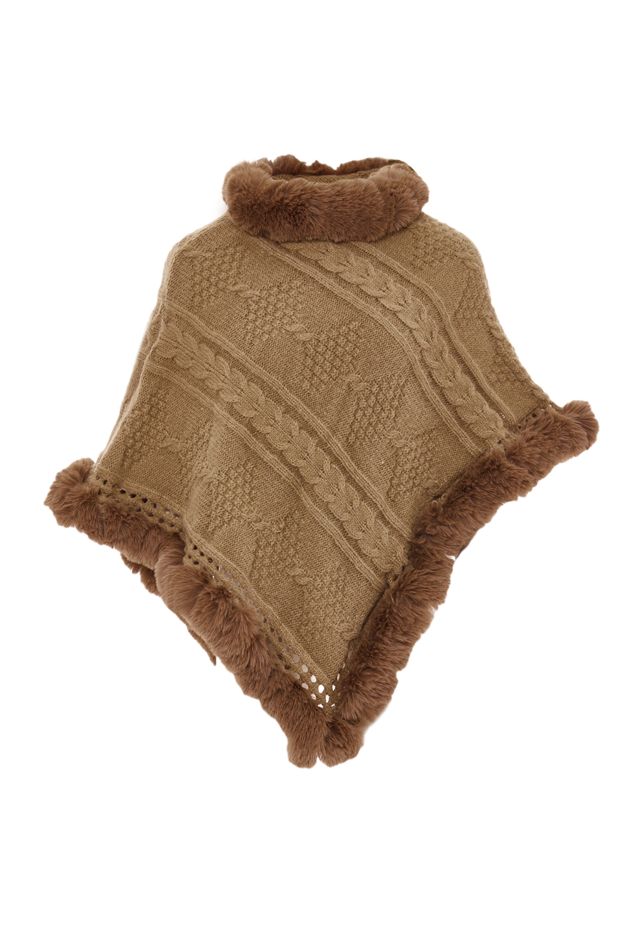 CHANI Cape in Beige: voorkant