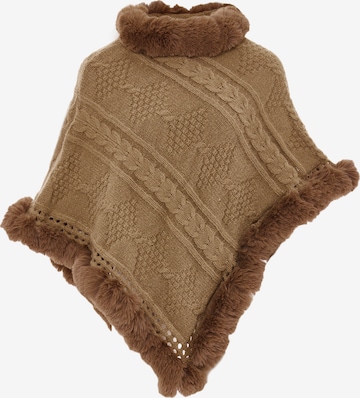 CHANI Poncho in Beige: predná strana