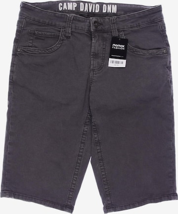CAMP DAVID Shorts in 31-32 in Grey: front