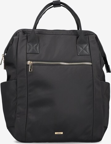 Rieker Backpack in Black: front