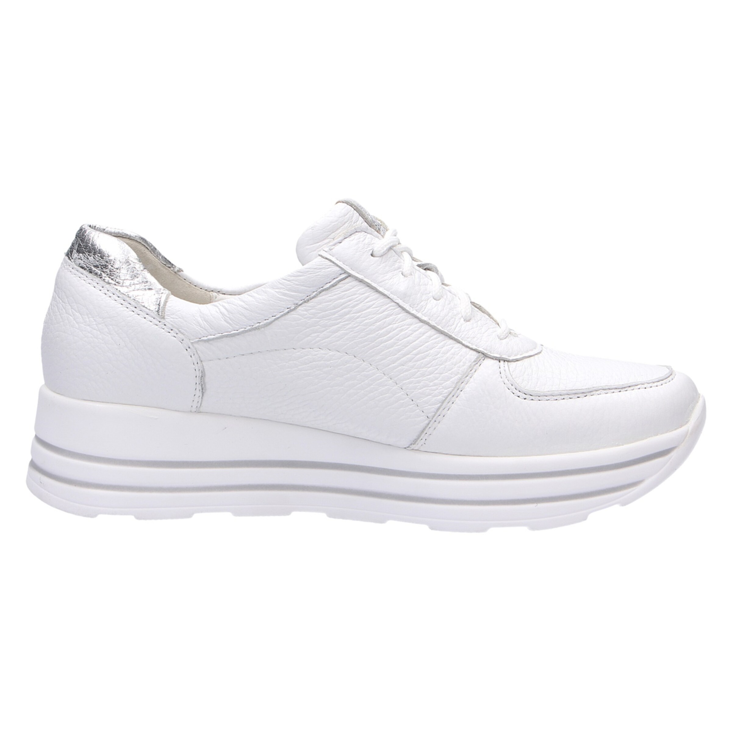 Baskets basses WALDLÄUFER en blanc