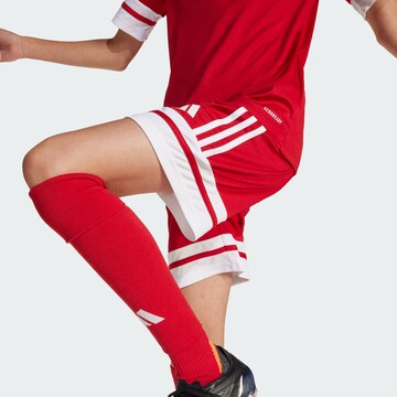 Regular Pantalon de sport 'Squadra 25' ADIDAS PERFORMANCE en rouge
